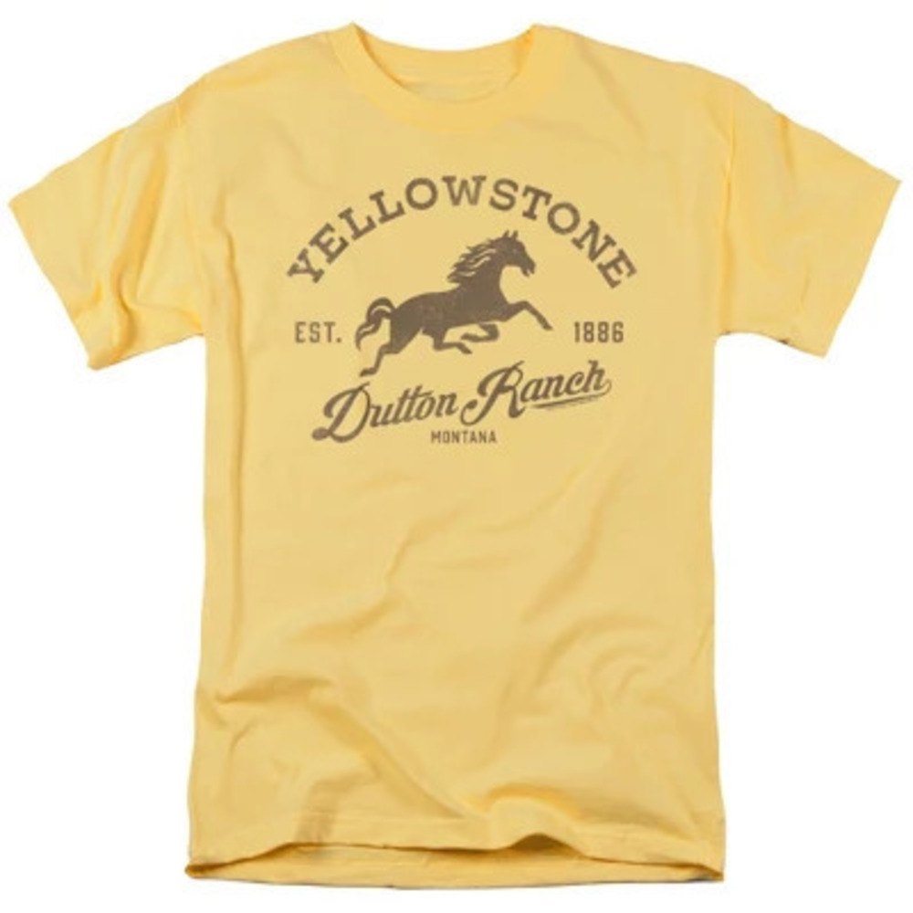 Yellowstone Dutton Ranch Horse Adult T-Shirt